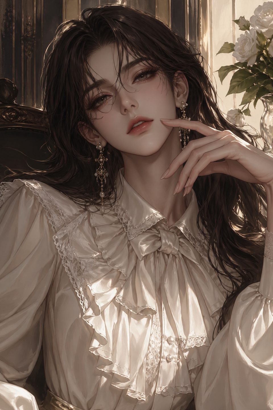 하얀 날개를 가진 캐릭터 이미지